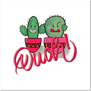 Funny cactus friends Posters and Art